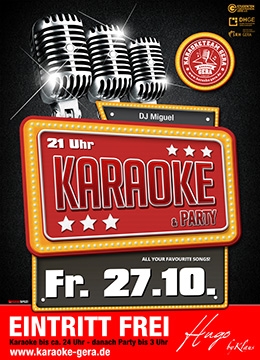 Karaoke im Hugo